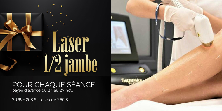Laser 1/2 jambe